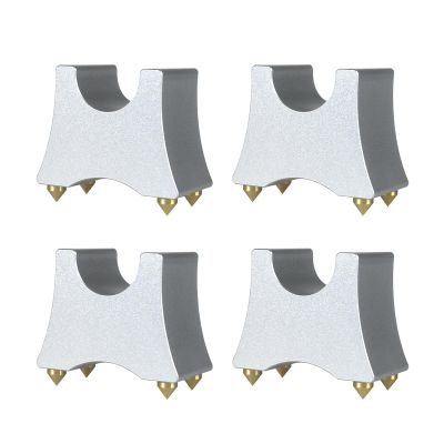 4pcs/Set Metal Foot Nails Cable Tray Stand Feet Power Cable Bracket Clamp Clip Device Accessories