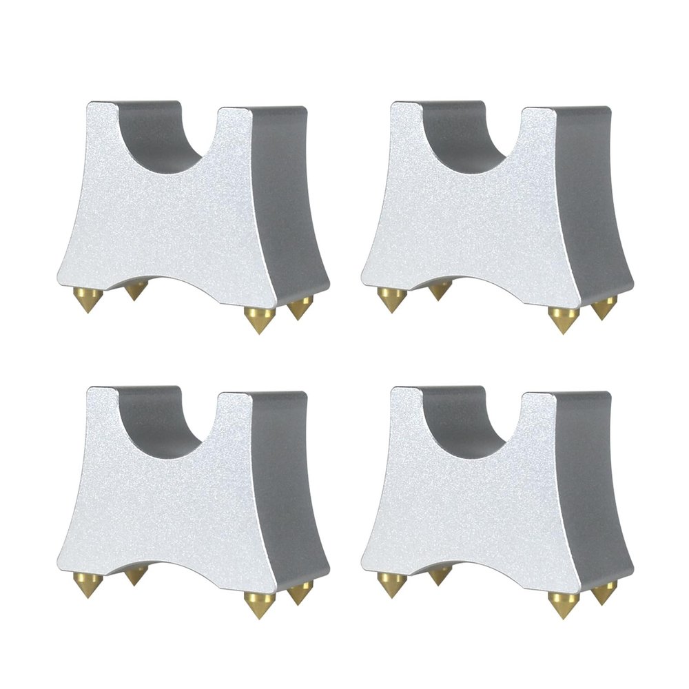 4pcs/Set Metal Foot Nails Cable Tray Stand Feet Power Cable Bracket Clamp Clip Device Accessories