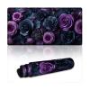 Floral Large Mouse Pad 12"24" inch Extended Gaming Mousepad Desk Mat Long Computer Keyboard Non-Slip Base Stitched Edges for Home Office Work view 1