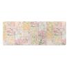 Pink Floral Large Mouse Pad 12"32" inch Extended Gaming Mousepad Desk Mat Long Computer Keyboard Non-Slip Base Stitched Edges for Home Office Work view 1
