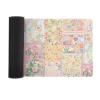 Pink Floral Large Mouse Pad 12"32" inch Extended Gaming Mousepad Desk Mat Long Computer Keyboard Non-Slip Base Stitched Edges for Home Office Work view 3