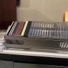 KEG801302 Home Industrial Style Open Metal CD Albums Holder Desktop Aluminium Alloy Record Rack Storage view 4