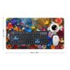 Floral Large Mouse Pad 16"30" inch Extended Gaming Mousepad Desk Mat Long Computer Keyboard Non-Slip Base Stitched Edges for Home Office Work view 2