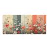 Floral Large Mouse Pad 16"36" inch Extended Gaming Mousepad Desk Mat Long Computer Keyboard Non-Slip Base Stitched Edges for Home Office Work view 1