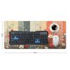 Floral Large Mouse Pad 16"36" inch Extended Gaming Mousepad Desk Mat Long Computer Keyboard Non-Slip Base Stitched Edges for Home Office Work view 2