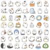 100 PCS Duck Cartoon Animals Stickers for Teens - Carrot, Cute Rabbit,Egg Stuffers, Indoor Decor Gifts Vinyl Waterproof Party Favor Supplies Gifts (Duck) view 2