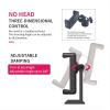 Phone Tripod Mount ST-06S, Universal Smartphone Mount Adapter with 2 Cold Shoe, 360 Rotates Adjustable Cell Phone Clip Clamp Holder, Compatible with iPhone17/16/15, Samsung Galaxy Smartphones view 4