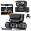 360 Car Dvr WiFi 4 Channels Dash Cam Video Recorder, 360 All-Sides Video Recorder, 1080P HD Camera, Super Night Vision, 170 Ultra Wide, for Sedans,Suvs,Truck (24 H Parking Recording, No Card) view 1