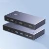 HDMI KVM Switcher, Desktop Controller, 2-in-1-out Computer Monitor Sharing, 3.0 KVM Switches/Monitor, USB Screen Keyboard Mouse Converter, 2 Monitors 2 Computers Support(8K 60Hz) view 1