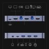 HDMI KVM Switcher, Desktop Controller, 2-in-1-out Computer Monitor Sharing, 3.0 KVM Switches/Monitor, USB Screen Keyboard Mouse Converter, 2 Monitors 2 Computers Support(8K 60Hz) view 3
