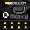 360 Car Dvr Wifi 4 Channels Dash Cam Video Recorder, 360 All Sides Dash Cam, 1080p HD Camera/Super Night Vision/170 Ultra Wide Angle/Loop Record for Sedans,Suvs (NO-24 H Parking Recording, No Card) view 3