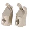 1 Pair Input Wire Gauge Reducers 1/0 Gauge to 4 Gauge for Vehicle Sound Systems - Offset Angled Amp Input Adapters - High Strength Metal, Easy Install view 3
