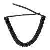 ACFFVBW Coiled Extension Cord, 8 Cores 24AWG Extension Network Cable Household Sensor Spiral Wire Black Telescopic Spring Cord(Strecth 9 Meter) view 1