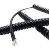 ACFFVBW Coiled Extension Cord, 8 Cores 24AWG Extension Network Cable Household Sensor Spiral Wire Black Telescopic Spring Cord(Strecth 9 Meter) view 3