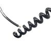 ACFFVBW Coiled Extension Cord, 8 Cores 24AWG Extension Network Cable Household Sensor Spiral Wire Black Telescopic Spring Cord(Strecth 9 Meter) view 4