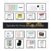 2Rolls P12 Thermal Label Sticker 12mm*40mm Tape Compatible for memo D30 Q30 Mark P11 P50 L12 DL Q2 Labeller((2-Rolls) 12x40mm-C) view 4