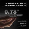 OMIZN T6 Ultra-Slim Walkie Talkie with Unlimited Range Over 4G LTE, AES-256 Encrypted Two Way Radio, Noise Reduction, IP65, Type-C Charging, Lifetime Free Use view 2