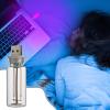 Retro Car Lamp - Touch Control USB Night Light for Automotive Use | Stylish Bottle-Shaped Design with USB Plug, Ambient Interior Lighting for Dashboard, Cars Charger Port, Decorative Car Atmosphere view 2