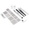Adfaga Professional Reballing Rework Station Set Complete Reballing Kit with Mesh Templates Suction Cups Tools for BGA Chip Repair Computer Maintenance Stainless Steel Construction view 1