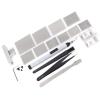 Adfaga Professional Reballing Rework Station Set Complete Reballing Kit with Mesh Templates Suction Cups Tools for BGA Chip Repair Computer Maintenance Stainless Steel Construction view 4