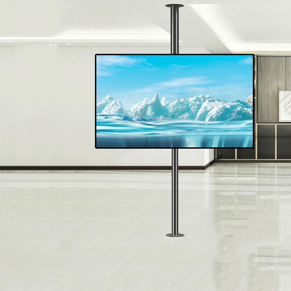 GLDGJMZ 360 Rotating TV Wall Mount & Floor Stand BracketFits 3275" LED Screens Adjustable Height SpaceSaving Design Easy Installation Perfect for Living Room or Home Theater.