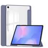 Slim Tri-Fold Stand Cover Suitable for Samsung Galaxy Tab S10 FE Plus 13.1inch 2025 Clear Acrylic Back with Pen Holder Case(Pink) view 2
