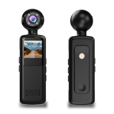 Cuifati Action Camera 1080P Full HD, 1.5" Screen Portable Camcorder, 180 Rotatable Lens, Night Vision, WiFi Sports Video Camera, Body for Cycling, Outdoor Sports
