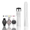 20mm Silicone Watch Strap For Omega Seamaster Speedmaster Stainless Steel Pin Buckle(Light blue s1) view 2
