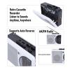 Aolidsive Retro Cassette Recorder, AM FM Radio Portable Tape Player with Auto Reverse Function and Built in Large Speaker, for Home and Garden Walking view 2