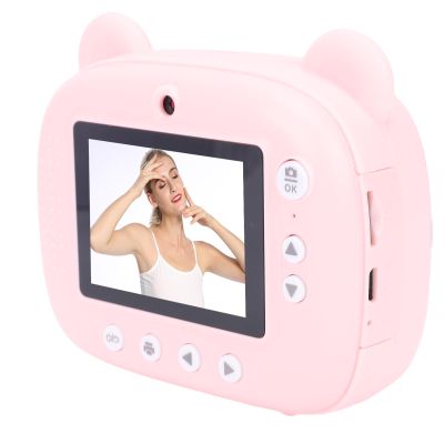 TIKATARER Instant Print Camera, 1000mAh 48MP Dual Lens Portable Instant Camera with 32GB Memory Card & 3 Rolls Print Paper for Travel Photography & Family Memoirs Office