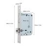 AOWINHIT Fingerprint Keypad Door Handle Lock Enhanced Safety Emergency Access Keyless Entry Electronic Lock for Home Apartment Bedroom,WiFi Fingerprint Door Handle (6068) view 3