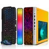 HP Desktop Computer PC Lambo AMD A10-9700, 16GB RAM, 1TB SSD, RGB KBM with AI Copilot, WiFi, RGB Soundbar, Windows 11 (Renewed) view 1