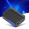 plplaaoo RS232 RS485 RS422 to Ethernet Serial Device Server Industrial Module Data Communication Converter for Building Automation Security Traffic Control DC 9V 24V Aluminum Alloy view 2