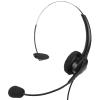 IHSNAP RJ9 Telephone Headset, Professional Call Center Headset with Microphone, Noise Reduction Wired Mono Headset for Office Customer Service, Adjustable Headband and Soft Ear Cushions view 2