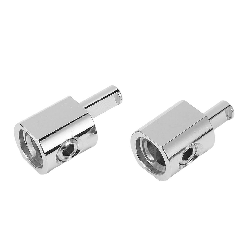 2pcs Amp Input Reducer Adapter 1/0 Gauge to 4 Gauge for Car Audio  Plated 6061 Aluminum  Accepts Oversized 1/0 Car Audio, 1/0 2/0 Welding Cable  Automobiles, Boats