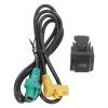 Black USB AUX Switch Cable Adapter Fit for MK5 MK6 2005 2013, B6 B7 Compatible with RCD510 RNS315 RCD300+ Head Units High Speed Data Transfer & Device Charging view 2