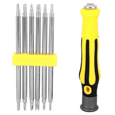 Accurate Screwdriver Set | Bits for Electronics/Phones/Laptops | 12 - in - 1 Repair Kit with Insulated Handle | T5, T6, PH0, PH2 Bits Included