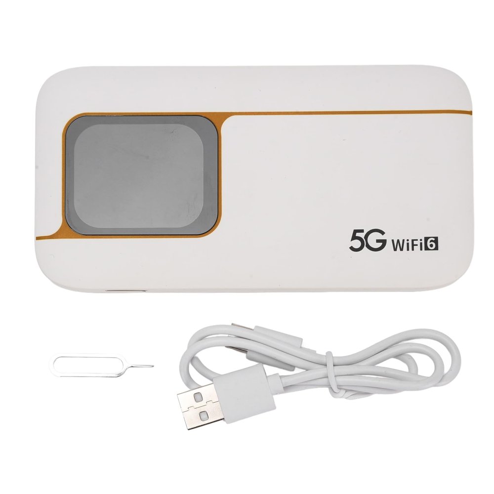 EBTOOLS 5G Mobile Hotspot, Ultra Fast Portable WiFi Device with 2.77Gbps Speed and IP67 Protection, for Travel and Home Use, Supports 16 Devices Simultaneously