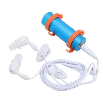 Sonew Swimming Water Proof MP3 Player 8GB Portable Aluminum Shell Music Player with Earphones for Diving Surfing Running Swimming (Blue)