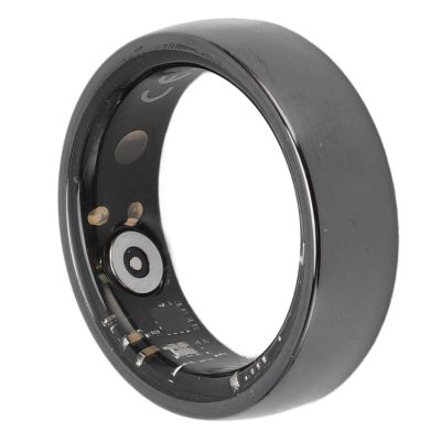 Yoidesu NFC 5ATM Smart Ring, IP68 Water Resisting Health Tracker Ring, Multi Sport Mode Pedometer, Lightweight Ceramics Fitness Tracker, Magnetic (8 ID: 18.1mm/0.711in, Circumference: 56.9mm/2.24in)
