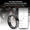Yoidesu NFC 5ATM Smart Ring, IP68 Water Resisting Health Tracker Ring, Multi Sport Mode Pedometer, Lightweight Ceramics Fitness Tracker, Magnetic (8 ID: 18.1mm/0.711in, Circumference: 56.9mm/2.24in) view 3