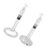 2pcs 7.9in Surveillance Camera Bracket, CCTV Bracket 20cm, 360 Degrees Adjustable Aluminum Alloy Stand with 1/4in M6 Thread Mount, Heavy Duty Support for CCTV Cameras and Security view 4