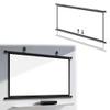 ENGTICUENU 30" 40" 50" 60" 72" Manual Projector Screen 16:9 Pull Down Projection Screen Home Theater 4K HD Movie Screen for Camping Party Outdoor(4:3,30in) view 1