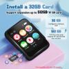 Kids MP3 Player with Bluetooth & Speaker, Simple Portable Music Player for Kids, 32GB FM Radio Voice Recorder E-Book Reader - No WiFi Needed, Gift for Kids (Black) view 3