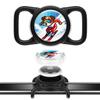Dog AirTag Holder for Dog Collar, Soft Silicone Slide-On Case for Apple AirTag, No-Dangle Quiet Protective Holder with Eye-Catching Pet Character Designs, Black-Ski Racer view 1