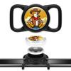 Dog AirTag Holder for Dog Collar, Soft Silicone Slide-On Case for Apple AirTag, No-Dangle Quiet Protective Holder with Eye-Catching Pet Character Designs, Black-Cowboy Sheriff view 1