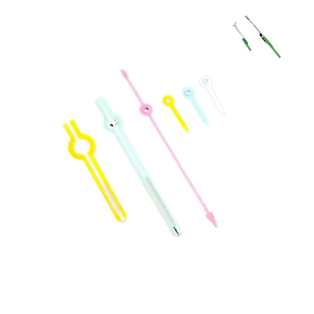 29.8mm VK63 Dial Green Luminousl Panda Dial Hands For VK63 Movement Watch Face Modification Accessories(No.19)