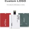 High Speed Custom USB Flash Drive for Data Transfer, Customized USB Data Storage Device, Black Credit Card Design, Bulk Personalized USB Thumb Drive for Brand Promotion (4G,10PCS) view 3