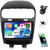 [2+64G]Android 15 Car Stereo for Dodge Journey 2011-2019&for Fiat Freemont 2012-2014 with Wireless Carplay&Android Auto,9 Inch Touch Screen Car Radio with Mirror Link Bluetooth FM/RDS WiFi GPS EQ SWC view 1