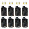 8 Pack TIDRADIO Global Rapid Walkie Talkies Unlimited Range 4G LTE PoC(Push-to-Talk Over Cellular) Radios Nationwide PTT Long Range Two Way Radio for Family,Company,Logistics,TD-M13 with SIM Card view 1